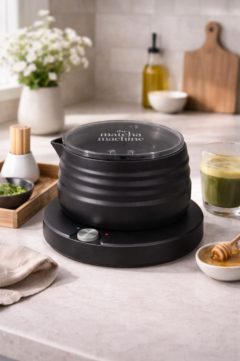 The Matcha Machine - Black/Silver